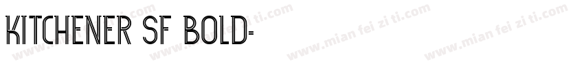 Kitchener SF Bold字体转换